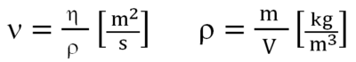 運(yùn)動(dòng)粘度和密度 運(yùn)動(dòng)粘度和密度方程